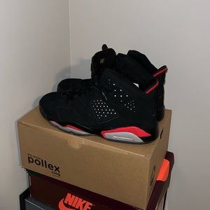 Jordan Retro 6 Black Infrared Size 13